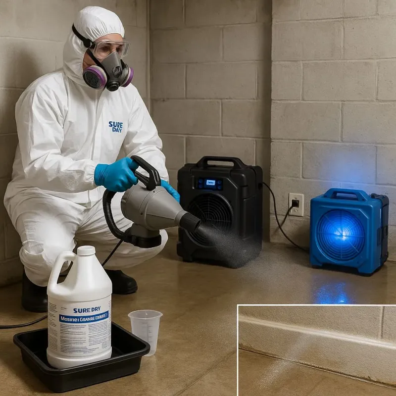 Sanitization and Odor Removal process in Grafton, WI